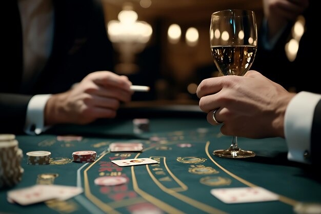 Live Sic Bo table with croupier and three dice in transparent cage